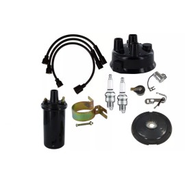 SouthernOak for John Deere M 40 320 330 Tractor 6V Distributor Ignition Tune up Kit w/ Coil