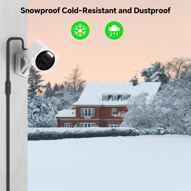 delilyn 25FT Outdoor Power Adapter for WYZE Cam V4/Cam OG/V3/V3