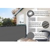 AXT SHADE Balcony Privacy Protective Screens 90x300cm PES Weatherproof with
