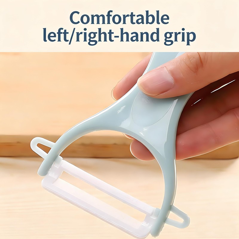 2-Pack Ceramic Y-Peeler Set - Sharp Rust-Proof Vegetable & Fruit