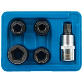 ASTA A-12003UPG Brake Caliper Socket Tool Set 5 Piece 1/2"Sq Drive BMC NEW