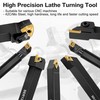 Metal Lathe Cutting Tools - 7PCS 1/2" Indexable Lathe Turning