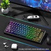 Catekro Topographic Keycaps, OEM Profile 118 Keys, Side Engraved, Transparent