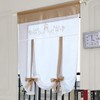 SIMPVALE 1 Piece Roman Blind Voile Curtains Window Decoration for