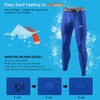 MEETYOO Leggings Uomo, Calzamaglie Sportive Pantaloni Fitness Compressione Baselayer per