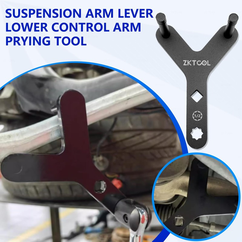 ZKTOOL Suspension Control Arm Pry Tool Bar Hook Wrench