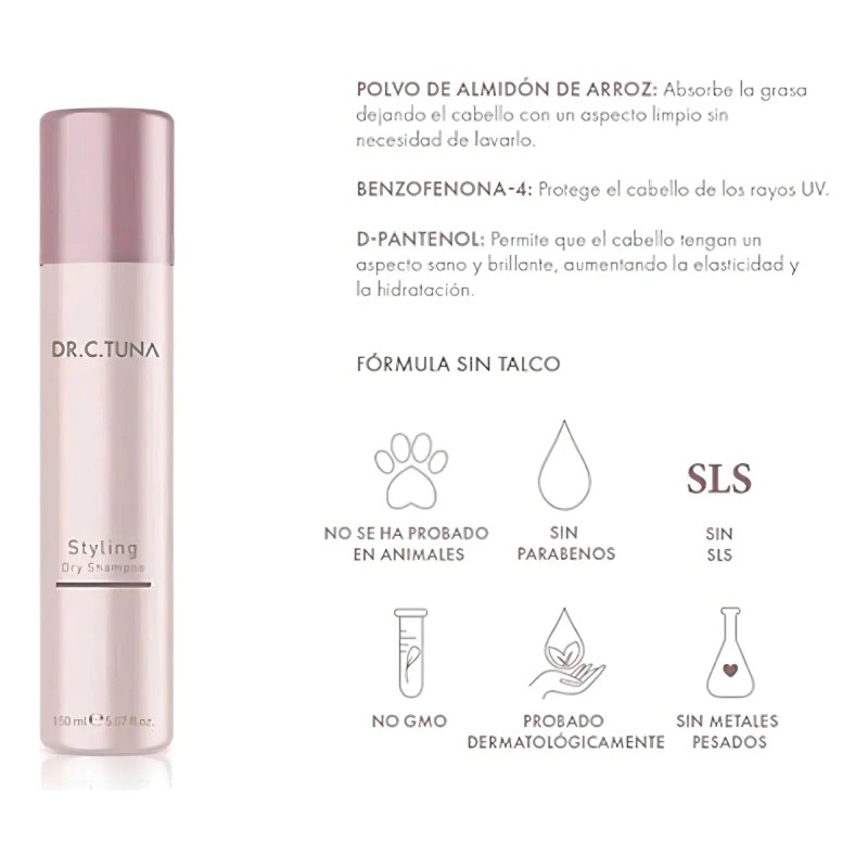 Shampoo En Seco Refresh And Lift Dr.C.Tuna Farmasi 150ml