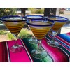 Mexican Hand Blown Glass – Set of 4 Hand Blown