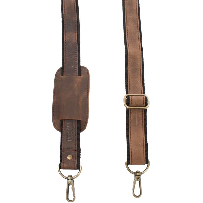LECONI LEC-R2 Leather Nylon Shoulder Strap Wide Shoulder Strap for