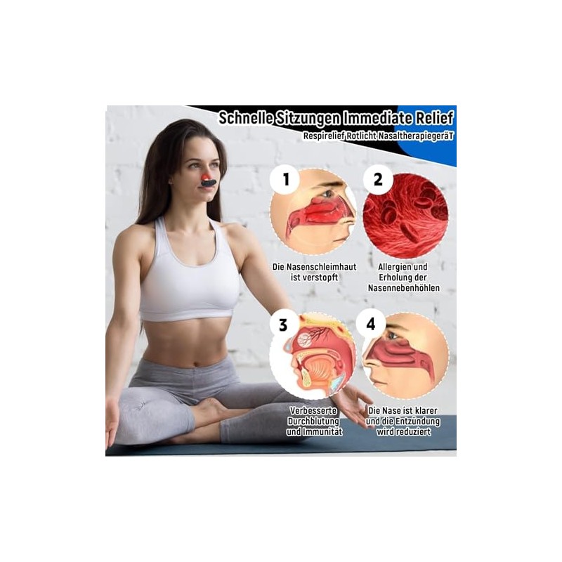 Red Light Nose Therapy Device (C, 1)