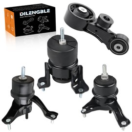 Engine Motor Mount & Trans Mount Replacement for Toyota Sienna 2007 2008 2009 2010 V6 3.5L, Engine Mount Set of 4 Replaces OE# A4239HY A62036HY A4207 A4255 9992 9238 9165 9546 EM-5949 EM5949 EM-9238