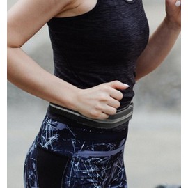 Sports Running Hiking Waist Bag Belt Running Black