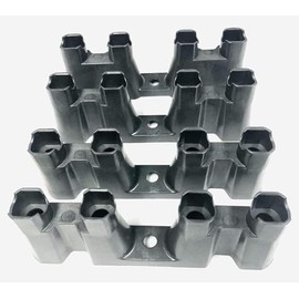 J MARTIN AUTO 4 Lifter Guide Trays 12596365 compatible with 1997-2016 Chevy 4.8 5.3 5.7 6.0 LS1 LS2 LS3 LS6 LS7, LS-5365 BUNDLE