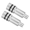 2pcs Fuel Injector Sleeves with Seals Replacement for Astra H/Corsa