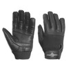 Globaleather Classic Full Finger Wheelchair Gloves - Black (Medium) -