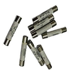 (Pack of 5) Fast Acting Ceramic Cartridge Fuse6.3x32mm Digital Multi Meter Fuse FF1A 1000V Cartridge Ceramic Fuses