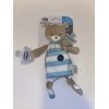 Chicco New Chicco Pocket Buddies Bear Security Blanket Lovey Pacifier