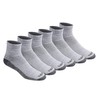 Dickies Men's Dri-Tech Moisture Control Quarter Socks (6, 12, 18
