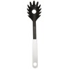 Fackelmann 12, 2" Of Pp "Arcadalina" Spaghetti Spoon, Black/White