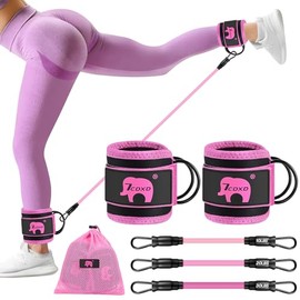 Kit de Barra de Pilates de Resistencia, Juego de Bandas de Resistencia para Ejercicio Ajustable