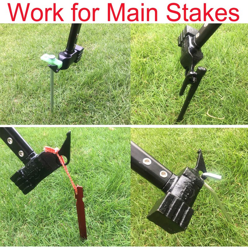 Heavy Duty Tent Stake Hammer & Puller 2 in 1