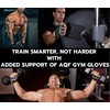 AQF Weight Lifting Gym Gloves Training Workout Fitness Gloves for