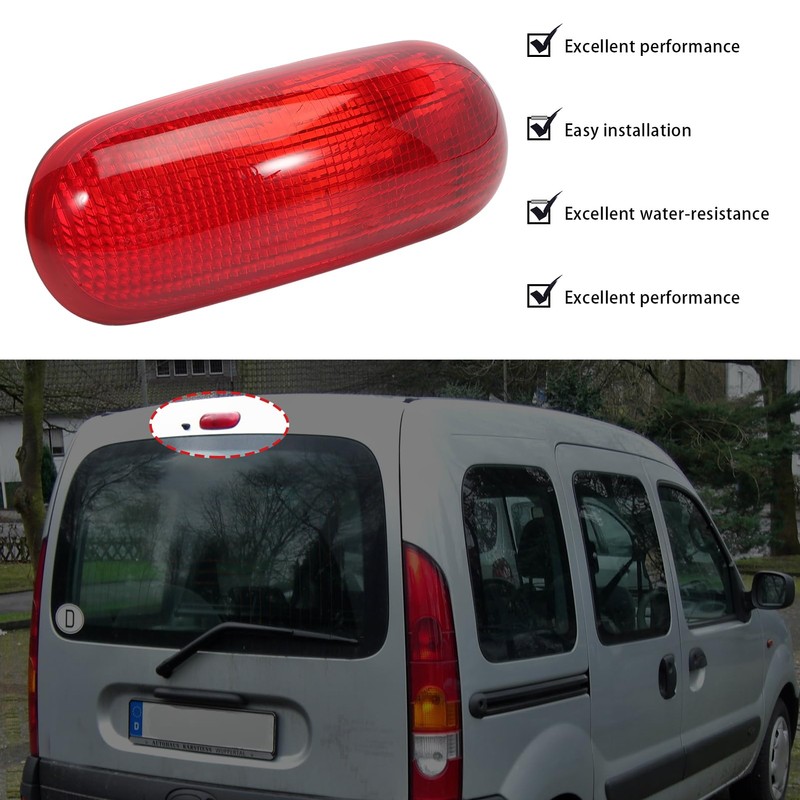 MangWany Rear Brake Light High Tail Third Fits Kangoo I