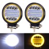 Work Light, 72W LED Work Light, 4.5 Inches, Round Work