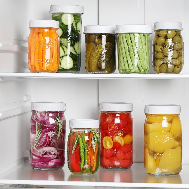 18 Pack REGULAR MOUTH Mason Jar Lids for Compatible with
