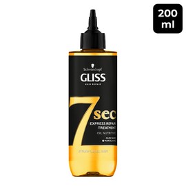 Schwarzkopf Gliss 7 Seconds Express Hair Repair Treatment, Oil Nutritive, Instant Hair Mask for Dull and Dry Hair, 200 ml, (Pack of 1)