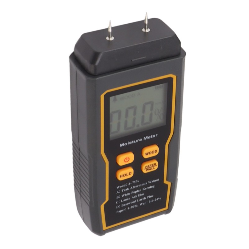 Moisture Detector Multifunctional 4 Modes Digital Moisture Meter with LCD