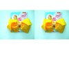 2 Count Jojo Yellow Hair Bow Pearls and Diamonds design