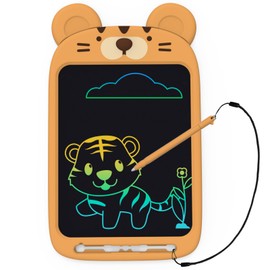 LCD Writing Tablet Kids Toys, 10 Inch Tiger Drawing Board Toys for 3 4 5 6 Year Old Girls Gifts, Erasable and Portable Doodle Board for Toddler, Educational Birthday Writing Tablet Gift
