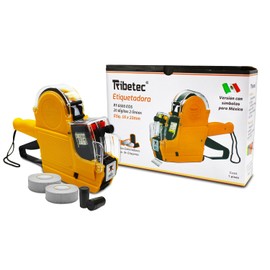 Ribetec Etiquetadora Marca Precios, Fecha,Cad y Lote Manual de 20 Dígitos 2 LíneaS RT- 6600