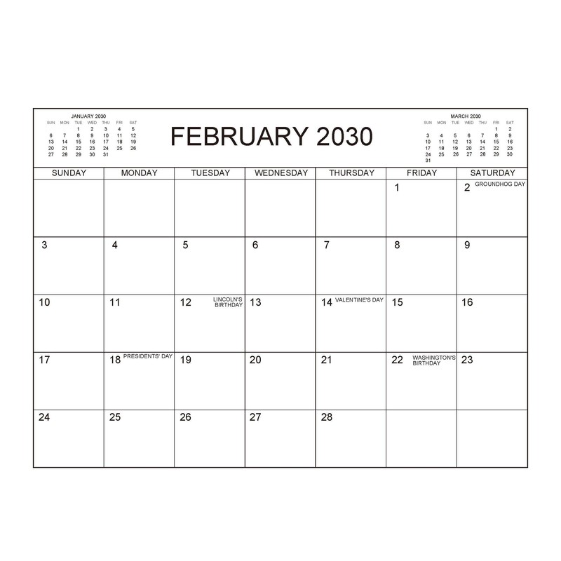 Ritadeshop 5 Year Calendar Planner (Black, 11 * 8.5" July