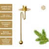 hdg Baumkerzenhalter Balancehalter 6 er Set in Gold