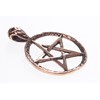 Windalf Jewellery Pendant Pentagram 3.9 cm Protective Symbol Bronze, Bronze,