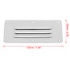 X AUTOHAUX 2pcs Boat 304 Stainless Steel Stamped Louvered Ventilation