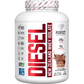 PERFECT SPORTS Diesel 100% New Zealand Whey Isolate - 5lbs Milk Chocolate