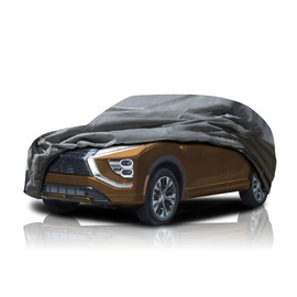 4 Layer Semi Custom Fit Car Cover for Mitsubishi Eclipse Cross 2021-2026 SUV 4-Door, Lightweight Water Resistant Full Coverage