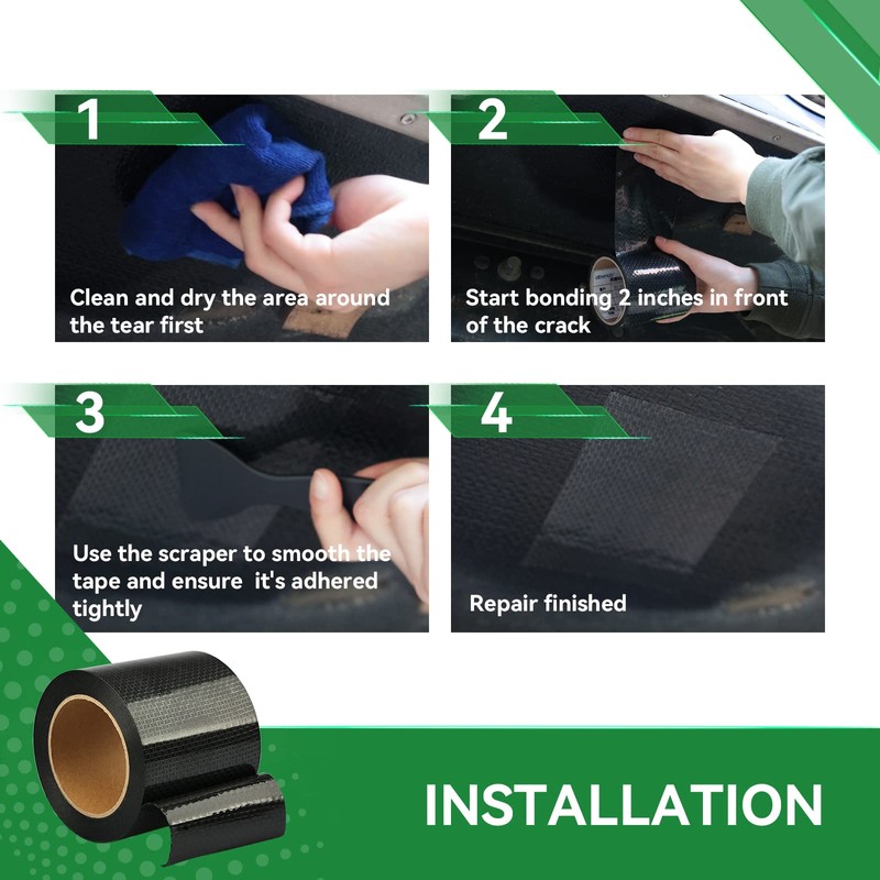 RVINGPRO RV Underbelly Tape 4" x50', RV Underbelly Material, Waterproof