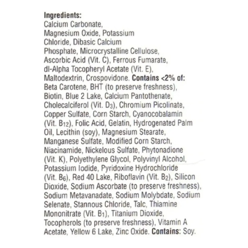 Centrum Multivitamínico Para Mujer Energía Inmunidad 65 Past