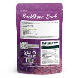 Buckthorn Bark Herbal Tea - 56 grams - Buckthorn Bark Tea - Frangula Alnus Resealable Bag - 56 grams - Premium Quality (Buckthorn Bark)