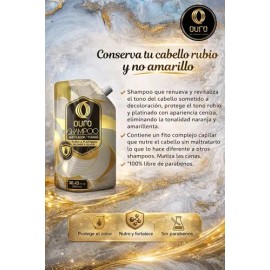 Shampoo Matizador Plata Silver Ouro Cabello Sobre 900ml