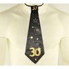 Happium Happy Birthday Black Gold Tie - Party By Age