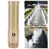 Bubbling Fountain Nozzle Brass Foam Pond Sprinkler for Garden Parks
