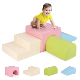 4-Piece Kids Crawl Climb Foam Shapes Playset Toddler Gift Soft Infant Toy Set
