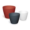 Tymar Flower Pot - Stylish Planter with Modern Pattern, Pack