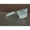 55ml (2oz) Plastic Hinged Lid Deli/Sauce Pot (100)