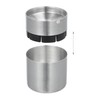 Relaxdays Ashtray with Lid, Outdoor & Indoor, H x D